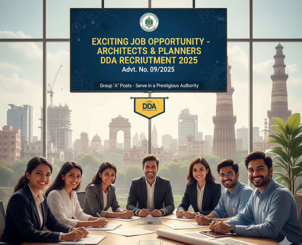 Exciting Job Opportunity for Architects in Delhi Development Authority (DDA) – Recruitment 2025